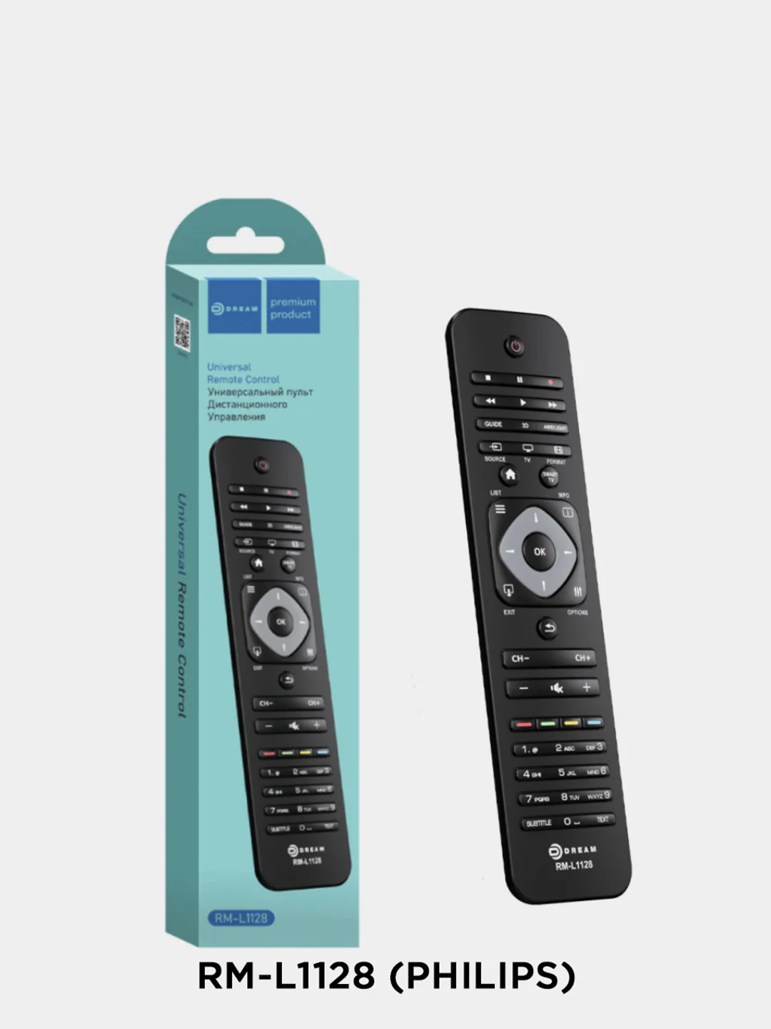 Хаки пульты для телевизора универсальные Dream, ТВ / DVB-T2 / Триколор