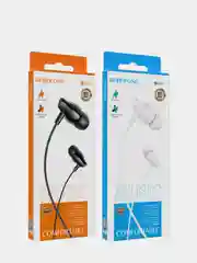 Белый наушники с микрофоном Borofone BM61 3.5mm Jack