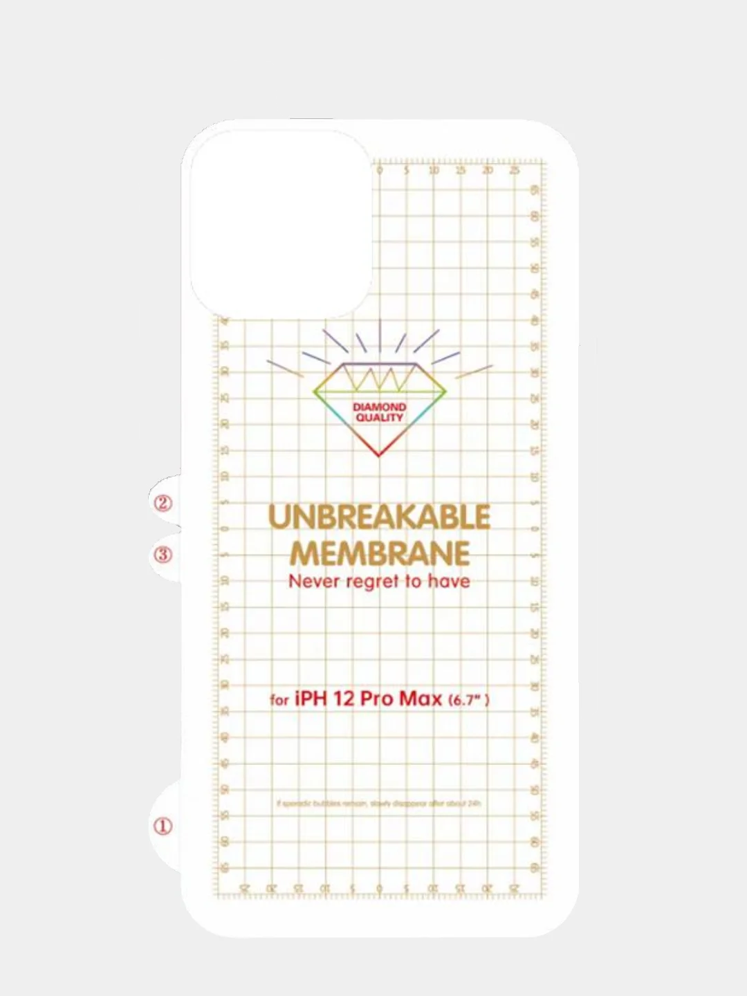 Задняя гидрогелевая плёнка iPhone X XR XS Max, 11 Pro Max, 12 Mini Pro Max