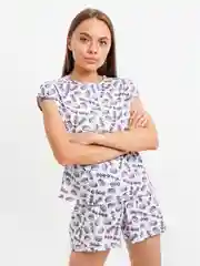 Серый пижама