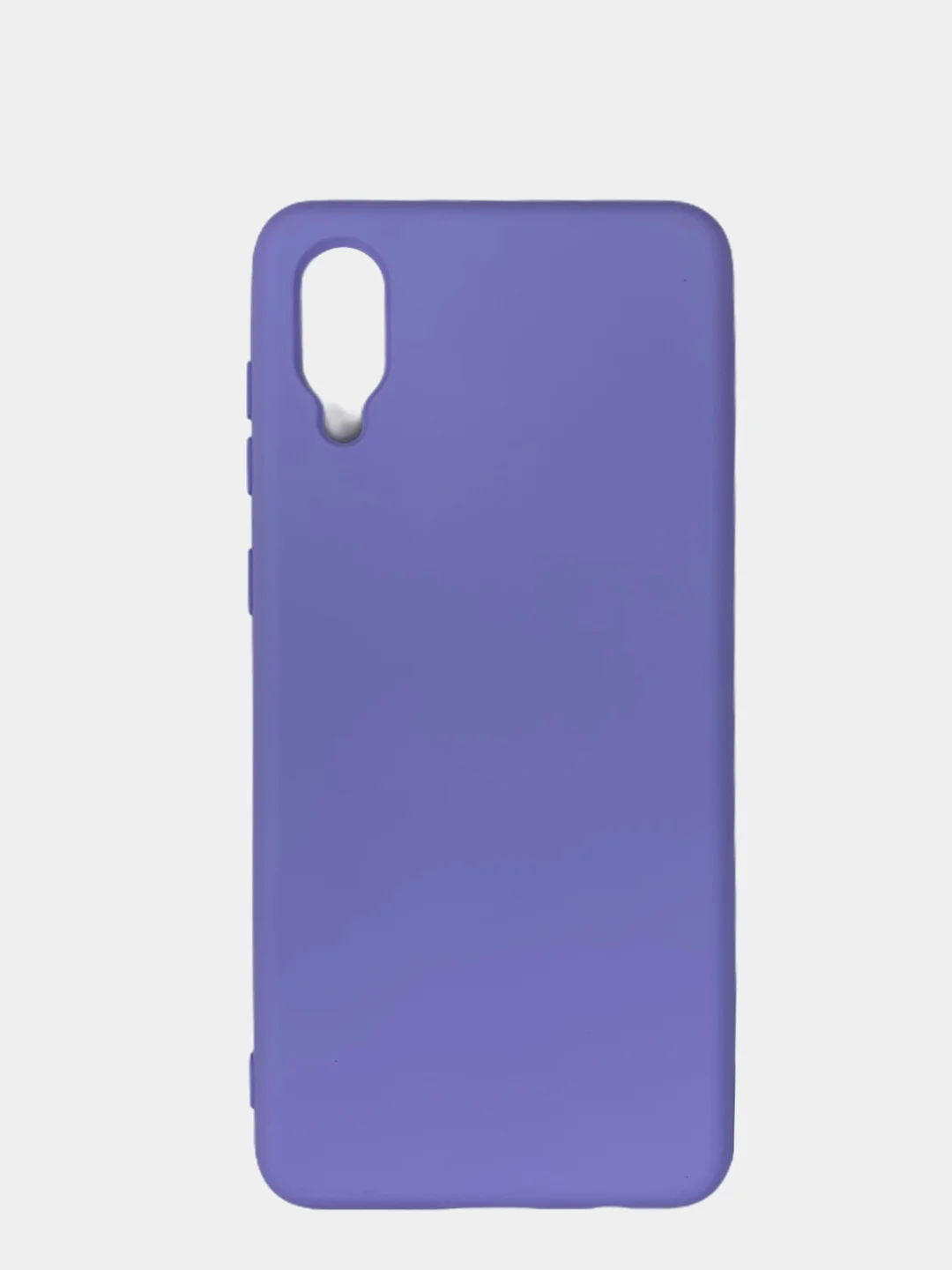 Лавандовый чехол Samsung Galaxy A02, Галакси А02 силиконовый Silicone Cover с закрытым низом