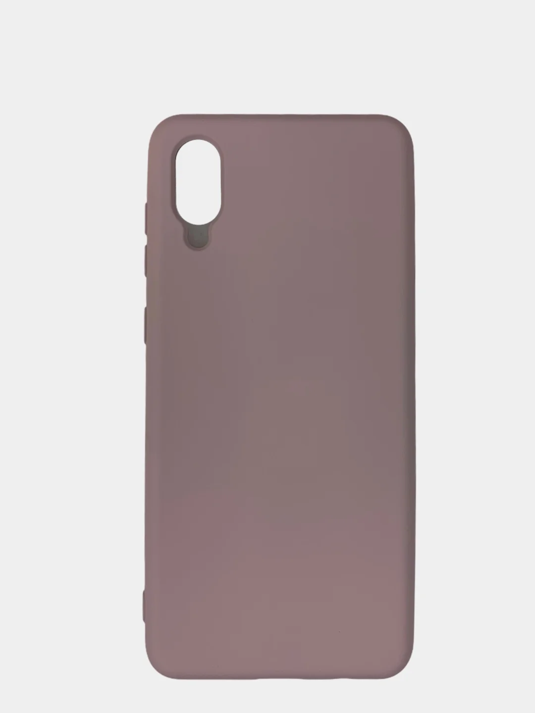 Бежевый меланж чехол Samsung Galaxy A02, Галакси А02 силиконовый Silicone Cover с закрытым низом