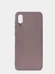 Бежевый меланж чехол Samsung Galaxy A02, Галакси А02 силиконовый  Silicone Cover с закрытым низом