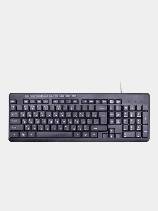 Клавиатура проводная Ritmix RKB-155, USB, медиа-клавиши