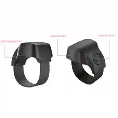 Белый селфи-пульт, Bluetooth кольцо, на палец
