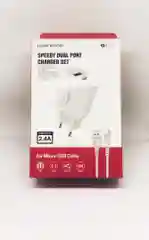 Зарядное устройство, 2,4А, MicroUSB, iOS, Type-C