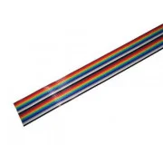Шлейф RC-10 цветной 22AWG медь, шаг 1.7мм (1 метр)