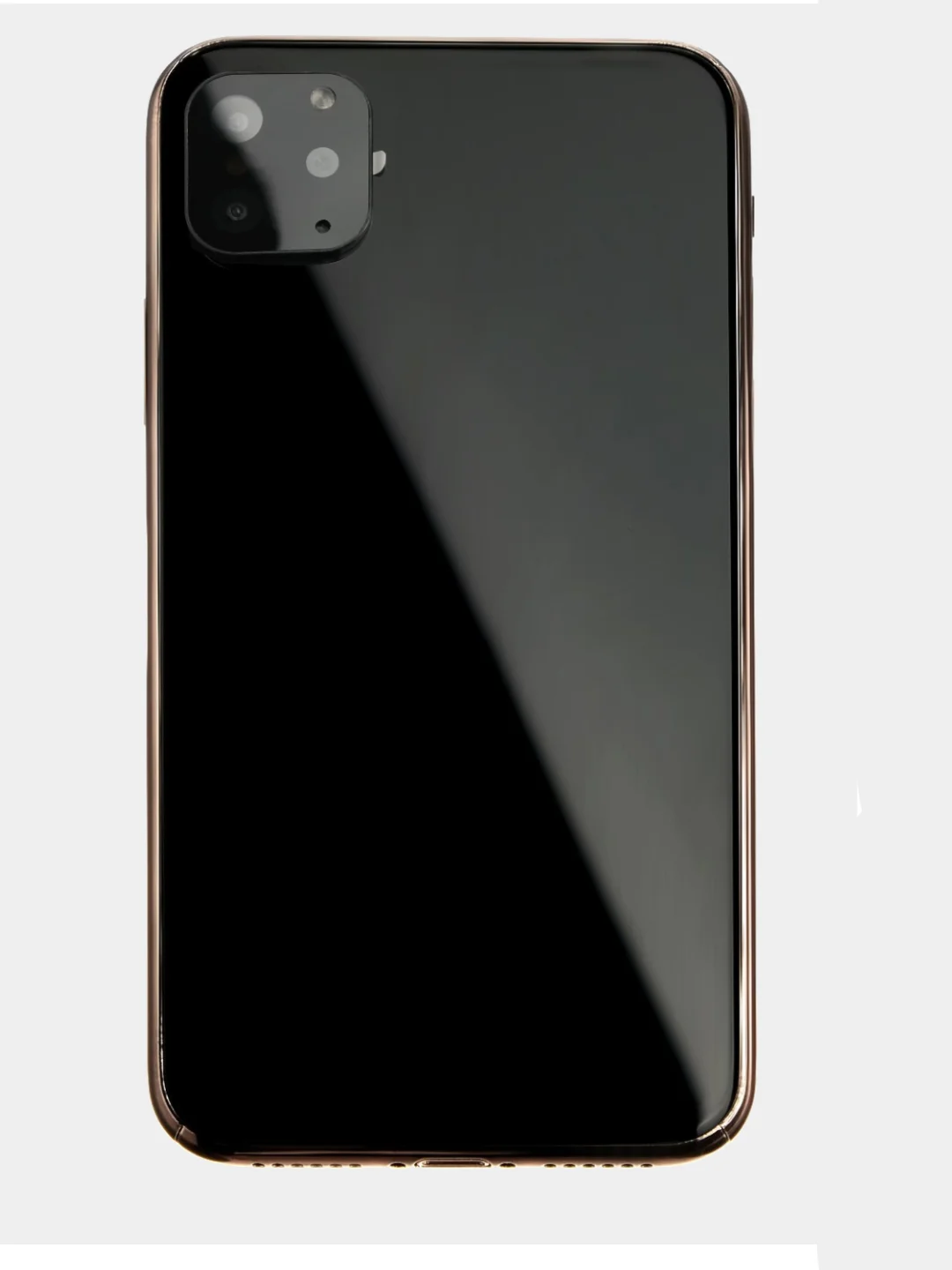 Защитное стекло. рамка на камеру для iPhone 10/X/XS/XSMAX. Цвет золото
