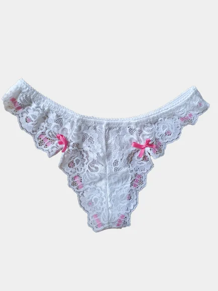Стринги кружевные string Jadea 1458