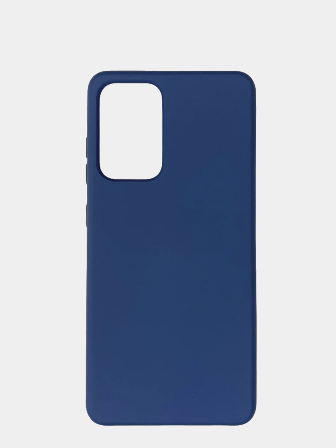 Темно-синий чехол Samsung Galaxy A52 / A52s, Галакси А52, силиконовый Silicone Cover с закрытым низом