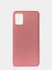 Розовый чехол Samsung Galaxy A51, Самсунг Галакси А51 силиконовый Silicone Cover
