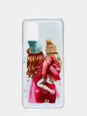 Желтый чехол Samsung Galaxy M31s, Самсунг Галакси М31с с рисунком