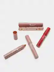 Серый меланж матовая помада для губ