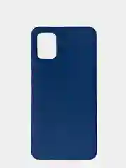 Темно-синий чехол Samsung Galaxy A51, Самсунг Галакси А51 силиконовый Silicone Cover