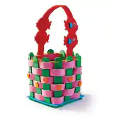 Набор для детского творчества и рукоделия. Корзинка из фоамирана. Рыбка. Hobby Time