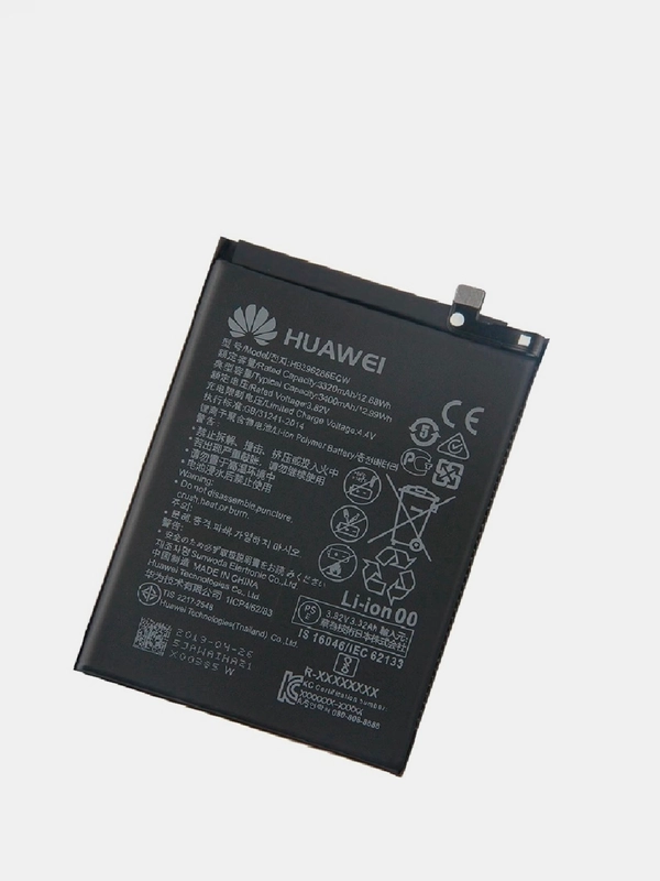 Аккумуляторная батарея (АКБ) для Huawei HB396286ECW (P SMART 2019 / Honor 10 lite) 3400mAh