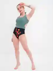 Купальник слитный женский