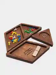 Органайзер канцелярский из дерева "Шестигранник"