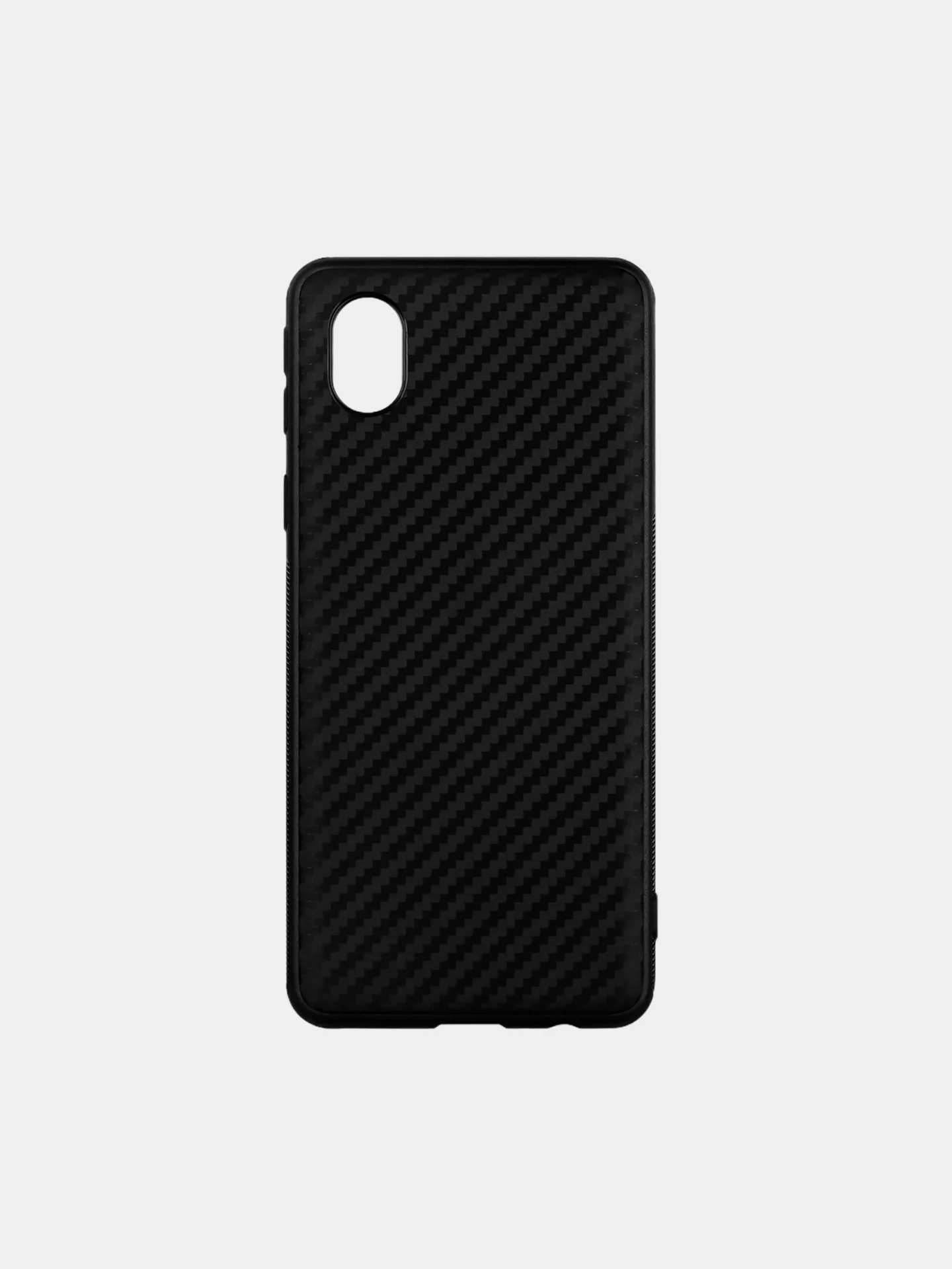 Карбоновый силиконовый чехол для Samsung A01, A01 CORE, A12, A20S, A41, A42 5G