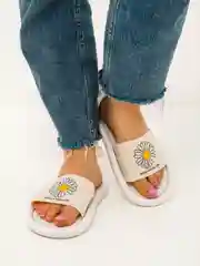 Сланцы женские с ромашкой, 4цвета