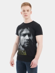 Футболка из хлопка с принтом  "Nirvana"