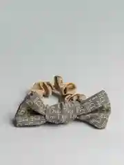 Серый резинка бантик тканевая