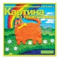 Набор для детского творчества. Лепка картины из пластилина Котик. Hobby Time