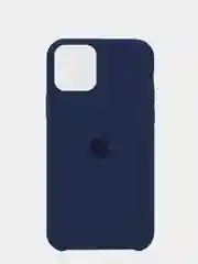 Синий меланж чехол Silicone Case для Apple iPhone 7/8/SE 2020, X/XS, 11, 12, 13, Pro, Pro MAX, Mini