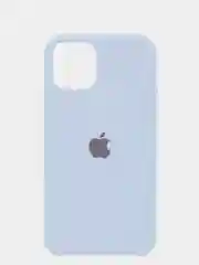 Серебряный чехол Silicone Case для Apple iPhone 7/8/SE 2020, X/XS, 11, 12, 13, Pro, Pro MAX, Mini