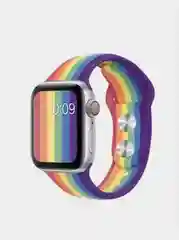 Прозрачный силиконовый ремешок для Apple Watch   38/40 42/44