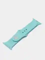 Серебряный силиконовый ремешок для Apple Watch   38/40 42/44