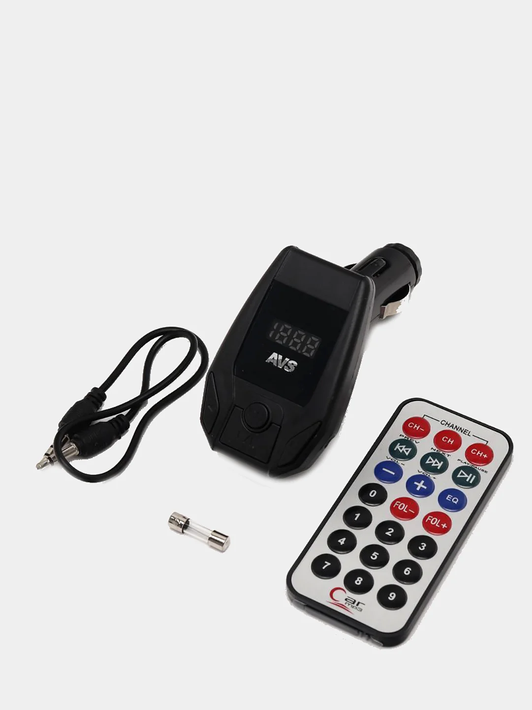 MP3 плеер, FM-трансмиттер, с дисплеем и пультом, AVS