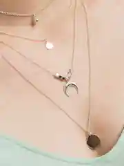 Многоярусная цепочка с подвесками
