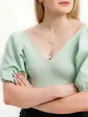 Многоярусная цепочка с подвесками