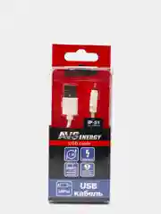 Кабель AVS для iPhone 5/6/7/8/X (1/2 м) магнитный, все модели