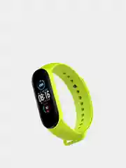 Лайм силиконовый ремешок для Xiaomi Mi Band 6, Mi Band 5, ми банд 5/6