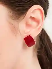 Серьги пусеты, сережки прямоугольные Kim