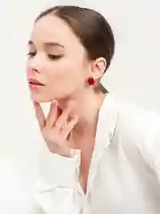 Серьги пусеты, сережки прямоугольные Kim