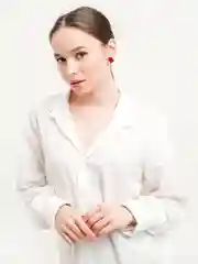 Серьги пусеты, сережки прямоугольные Kim