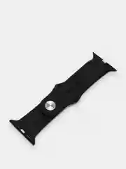 Черный силиконовый ремешок для Apple Watch, с корпусом, 38 / 40 / 42 / 44