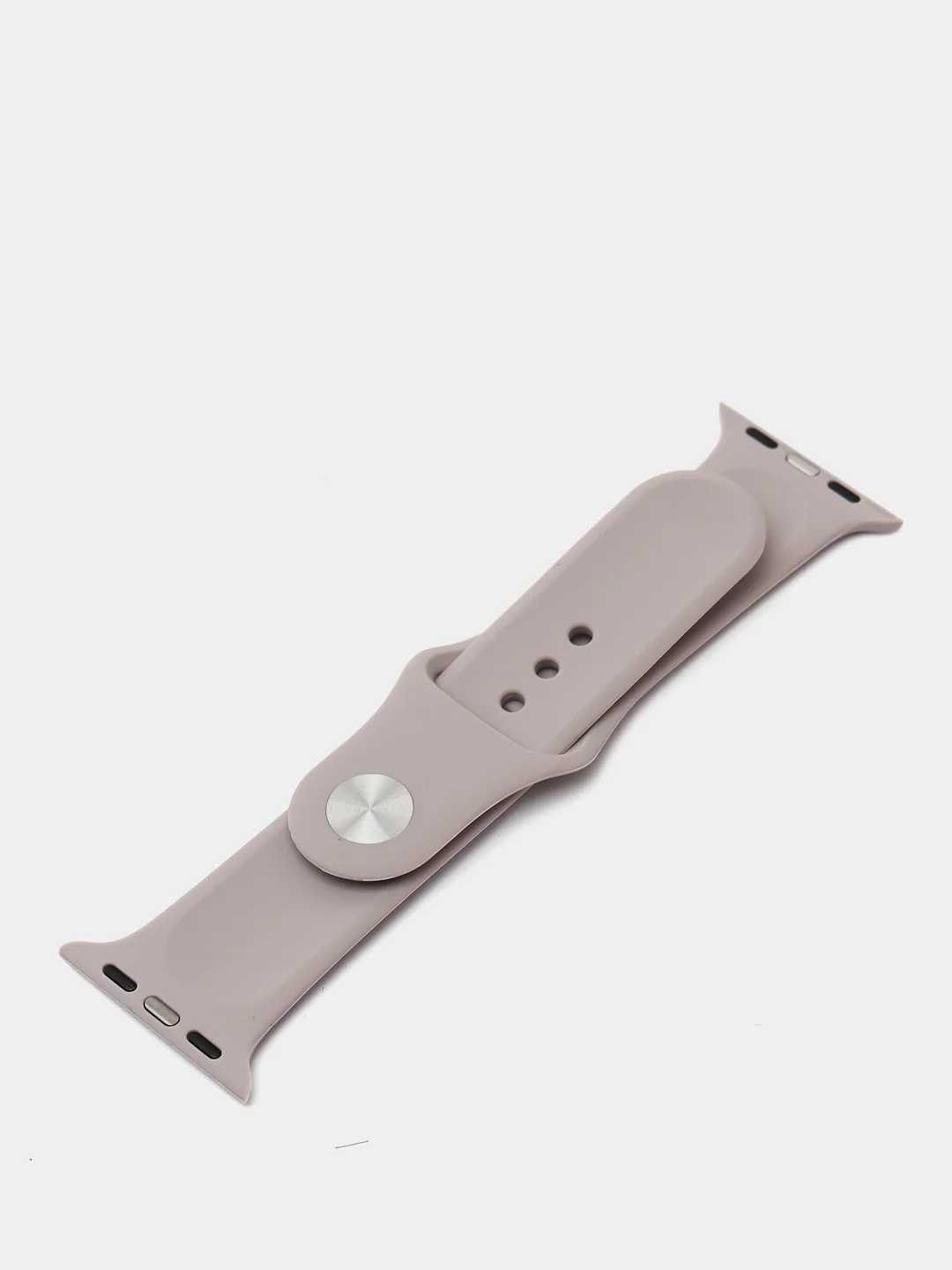 Бежевый меланж силиконовый ремешок для Apple Watch, с корпусом, 38 / 40 / 42 / 44
