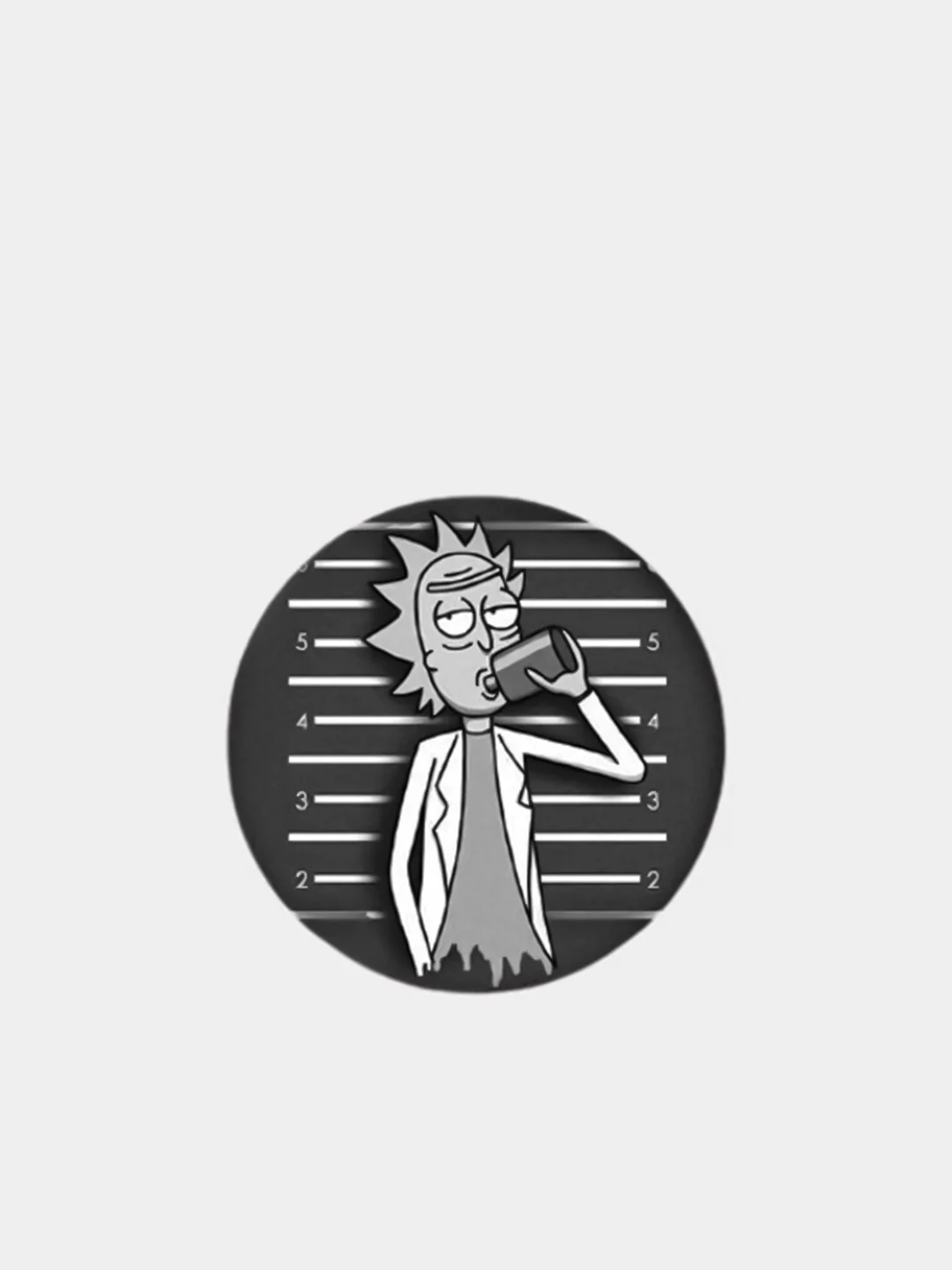Бежевый значки Rick&Morty круглые, 20 видов