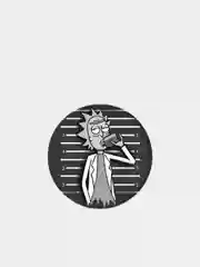 Бежевый значки Rick&Morty круглые, 20 видов