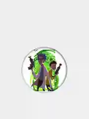 Золотой значки Rick&Morty круглые, 20 видов