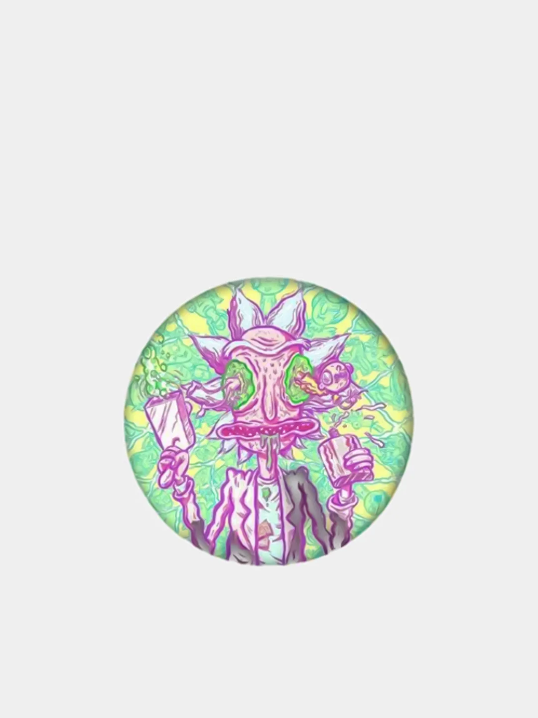 Голубой значки Rick&Morty круглые, 20 видов