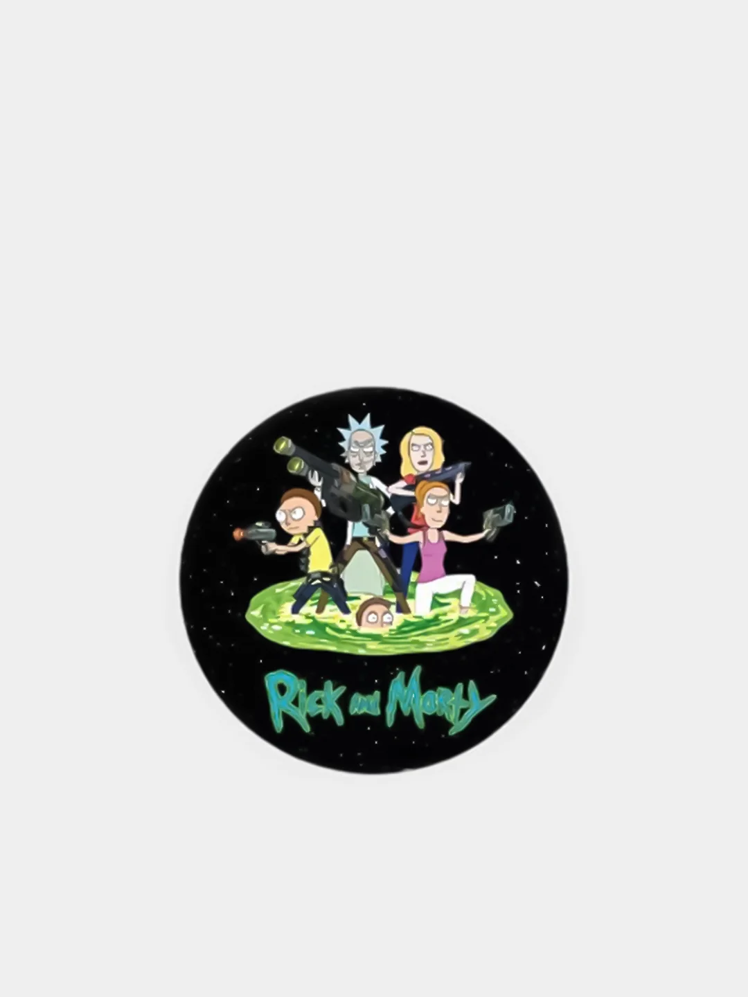 Прозрачный значки Rick&Morty круглые, 20 видов