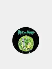 Серый значки Rick&Morty круглые, 20 видов