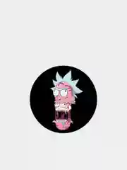 Манго значки Rick&Morty круглые, 20 видов