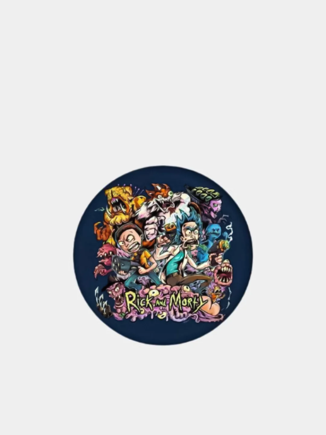 Хаки значки Rick&Morty круглые, 20 видов