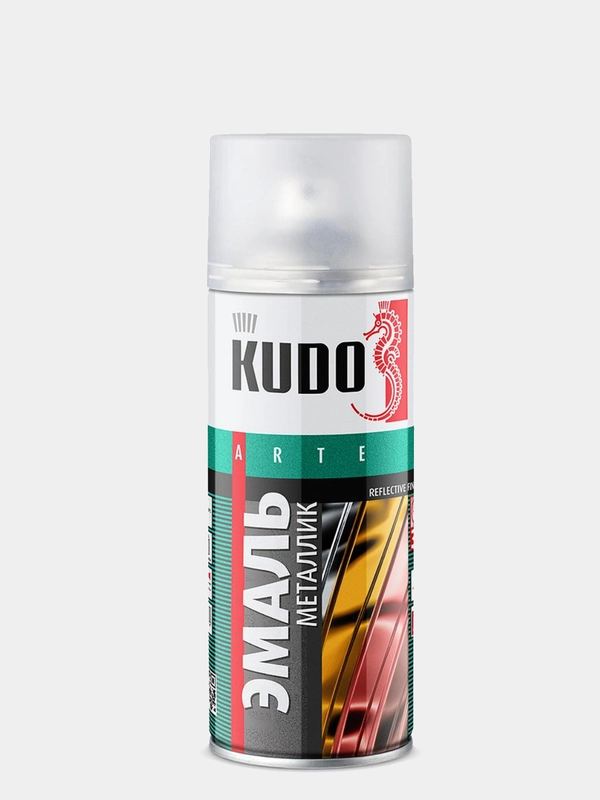 Эмаль универсальная металлик Kudo. 520 мл